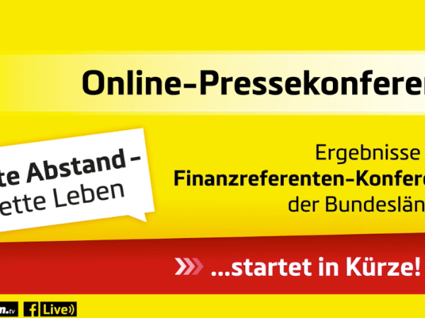 24.4.20: Pressekonferenz nach der Finanzreferentenkonferenz